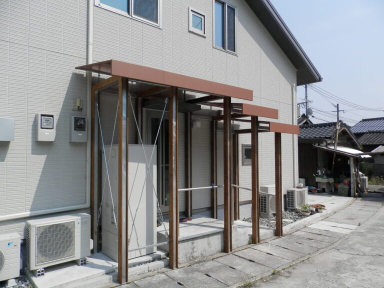 一般住宅テント工事04